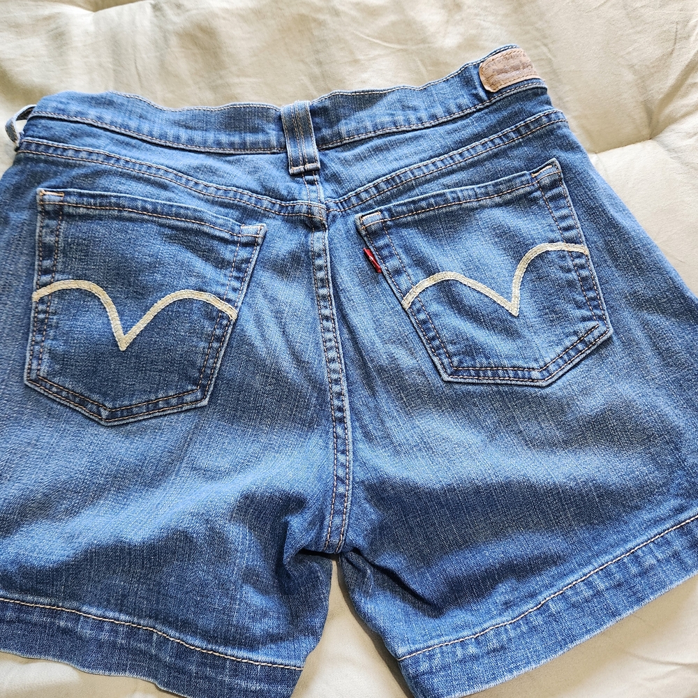 Levi's Women's Blue Denim Shorts